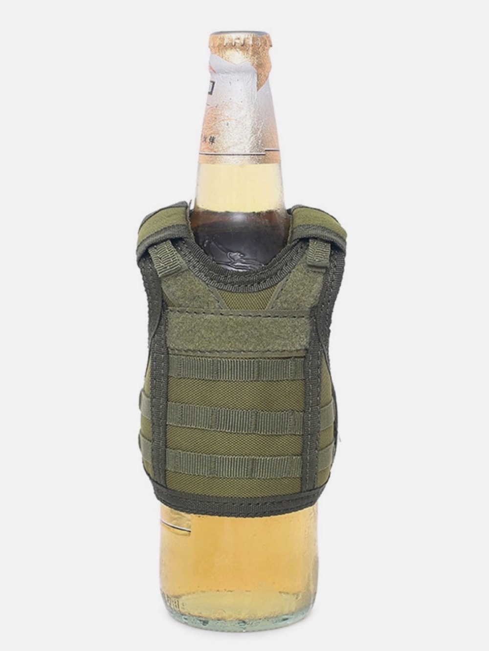 NWT Tactical Beer Drink Mini Vest -Military Style with American Flag